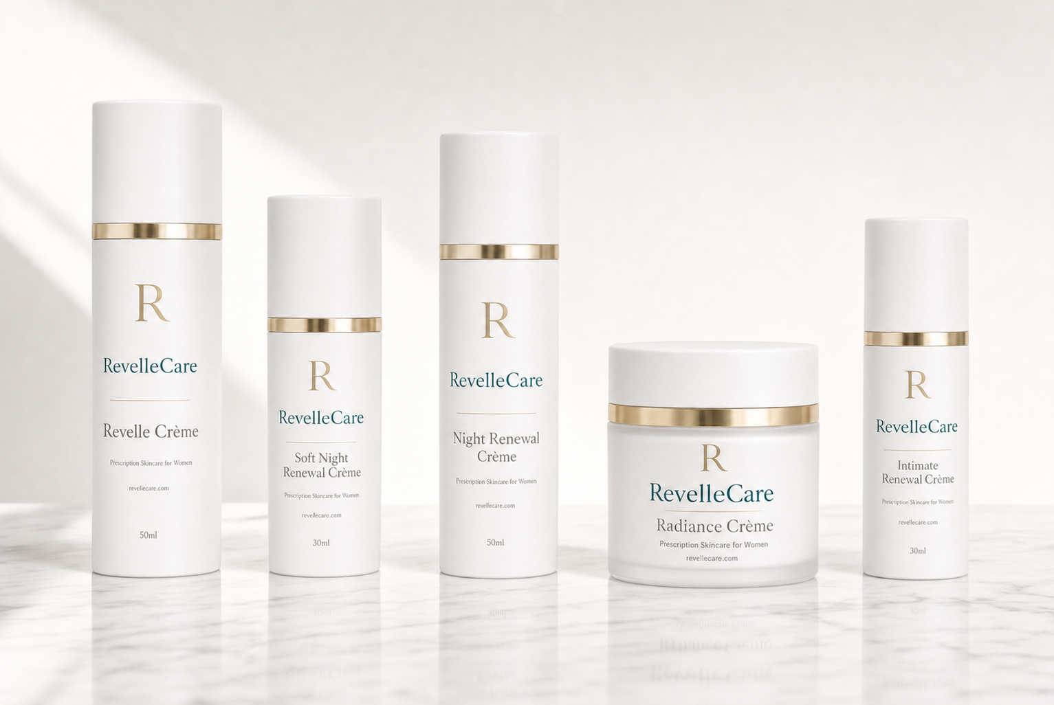 RevelleCare prescription skincare collection — coming Fall 2026